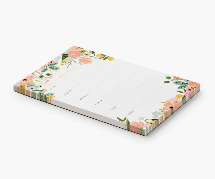 Large Memo Notepad - Garden Party