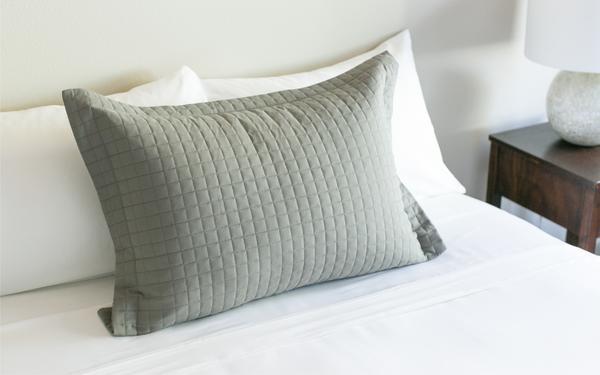 Pillow Sham, Set of 2 - Dove Grey