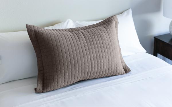 Pillow Sham, Set of 2 - Mocha (Get this Colour while you Can)