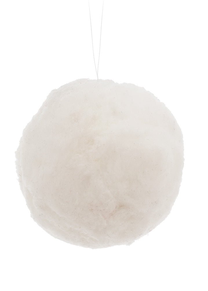 Snowball Ornament - Clementine Home Floral Gift